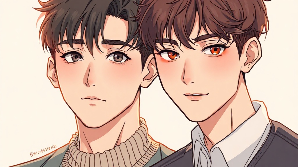 카운터를 사이에 두고 마주 선 두 사람—서온은 뒤늦게 앞치마 주머니를 내려다보고, 도윤은 그 모습을 아주 조금, 표정 없이 바라보고 있다.